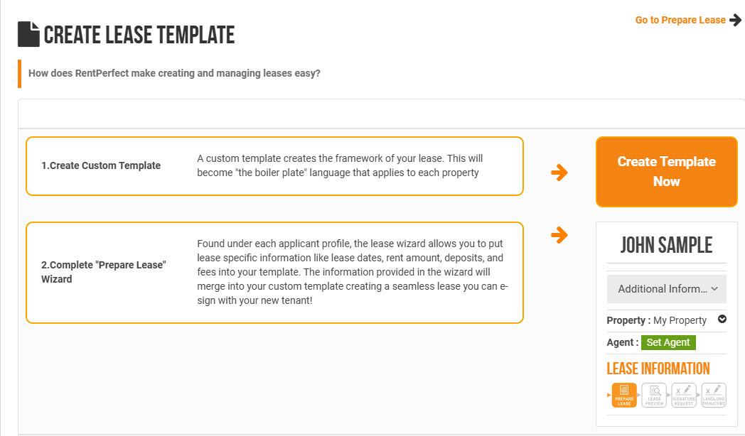 create lease template